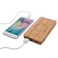 OEM Custom Wooden Qi Wireless Mobile Phone Battery Chargers With FCC CE ROHS