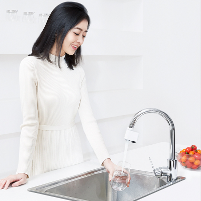 Flexible Kitchen Automatic Shut Off Water Purifier Faucet Adapter Sanitary